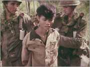 Vietnamese man captured by American soldiers