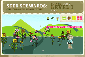 Screenshot from Seed Stewards Game